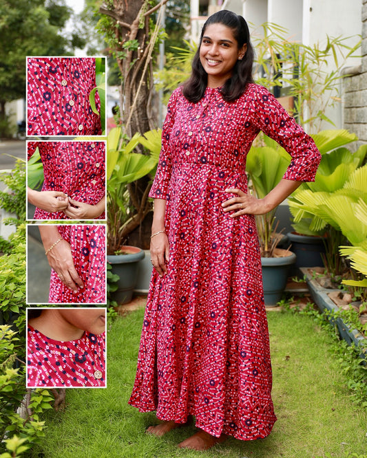 Maternity maxi - Scarlet - neemai