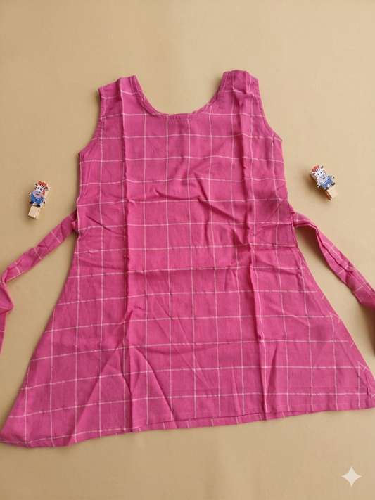 4 to 5 Years Girl baby dress- Cotton / Muslin (Pack of Three)
