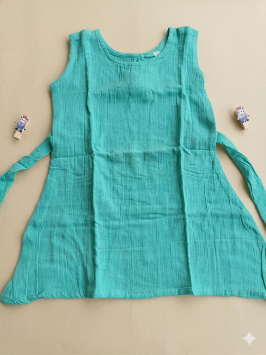 4 to 5 Years Girl baby dress- Cotton / Muslin (Pack of Three)