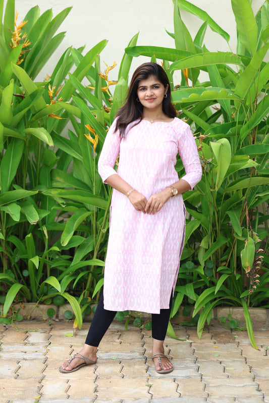 Office wear kurti - Flamingo - neemai