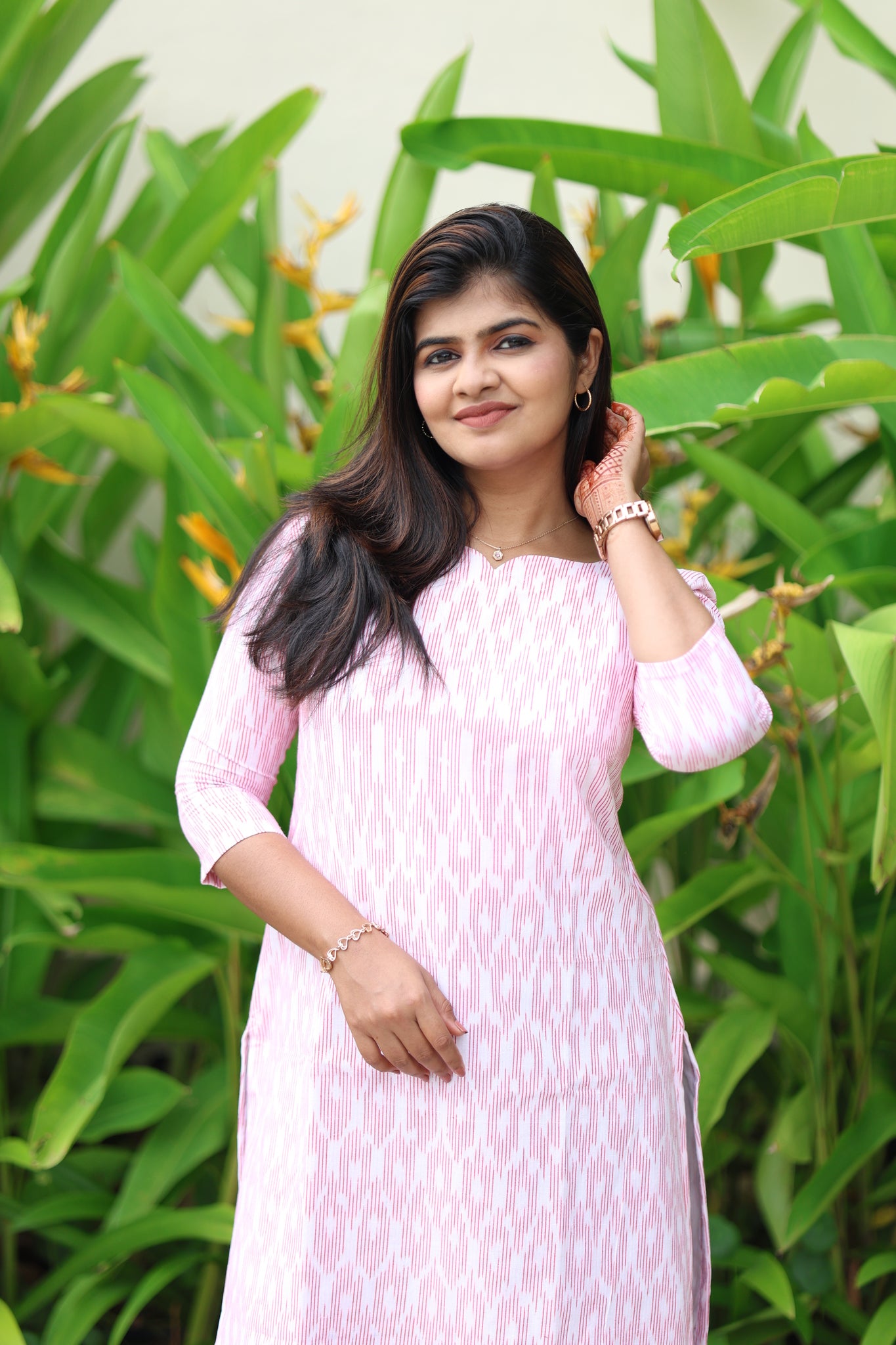 Office wear kurti - Flamingo - neemai