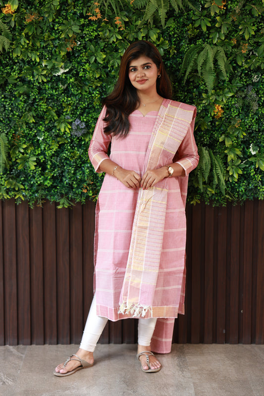 2 pc set - Top and Dupatta - Lemonade