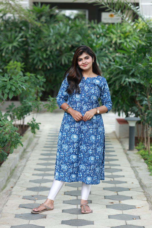 Top/Kurti - Neel Pushpa - neemai