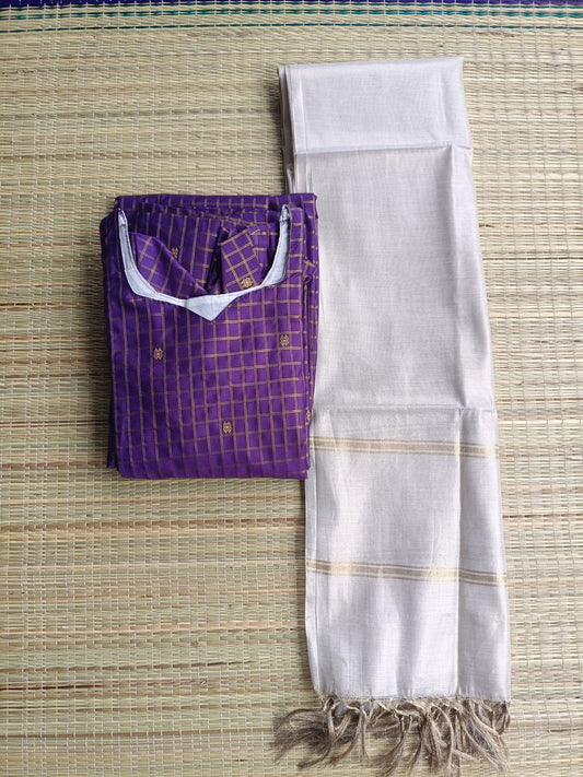 Gold silk Dupatta - only Duppatta