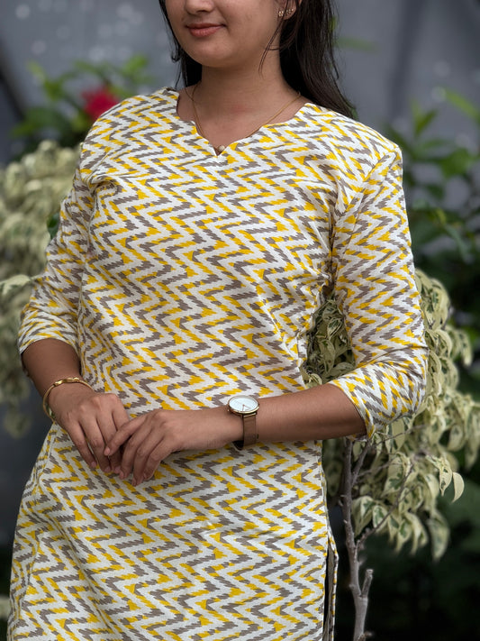 Office Wear kurti - Sunny Zig - neemai