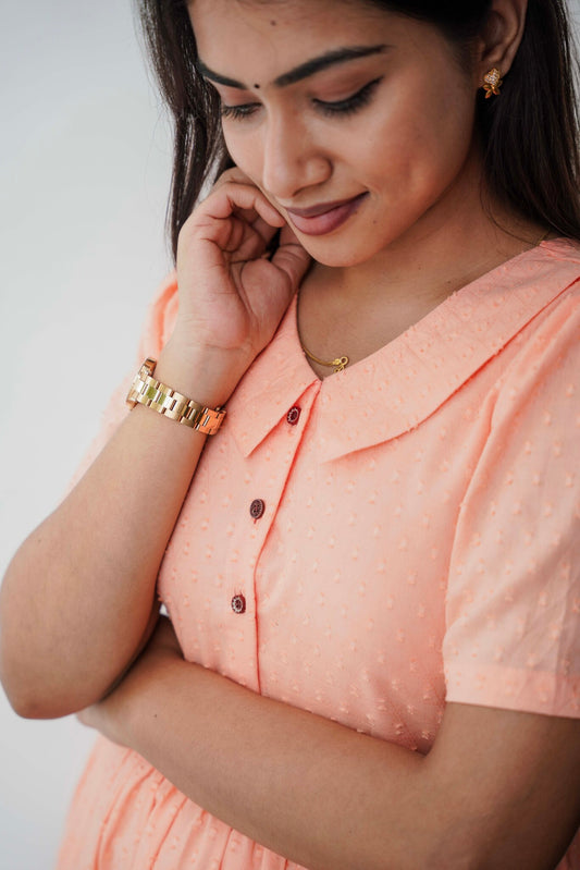 Gown/Maxi- Peach Bloom - neemai