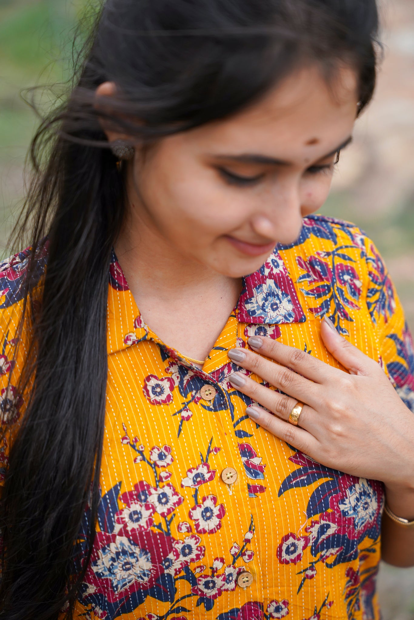kurti - Marigold Charm - neemai