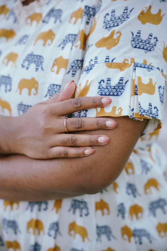 Maternity Gown - Ele Ivory - neemai