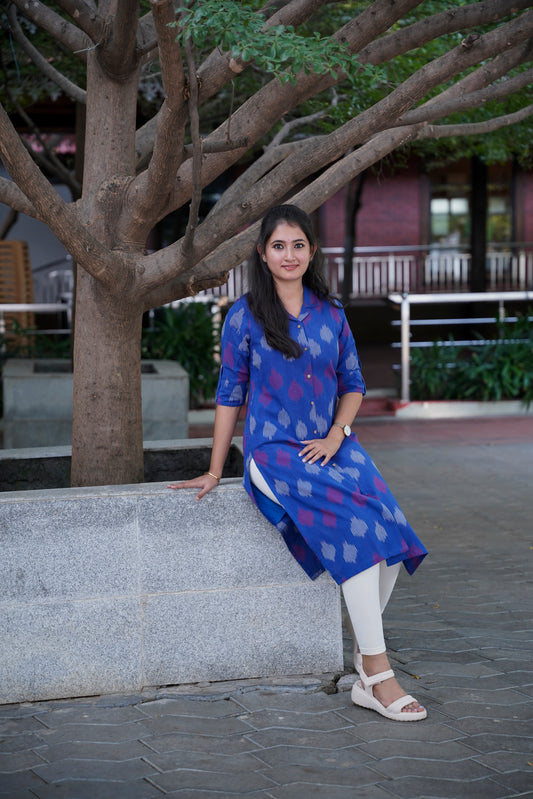 Kurti - Indigo Rhythm - neemai