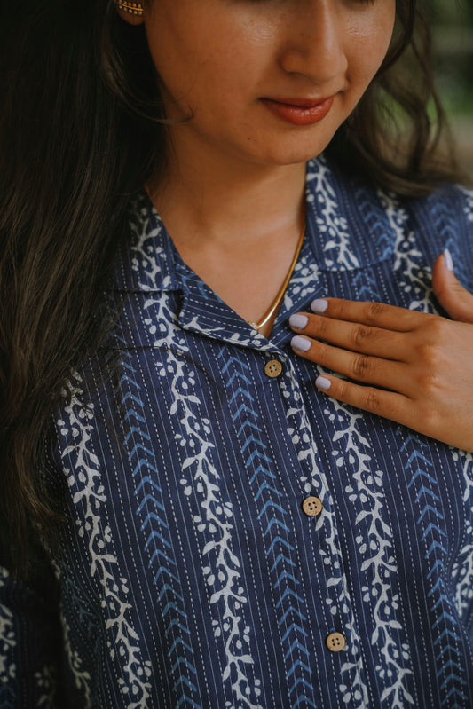 Kurti - Indigo Vine - neemai