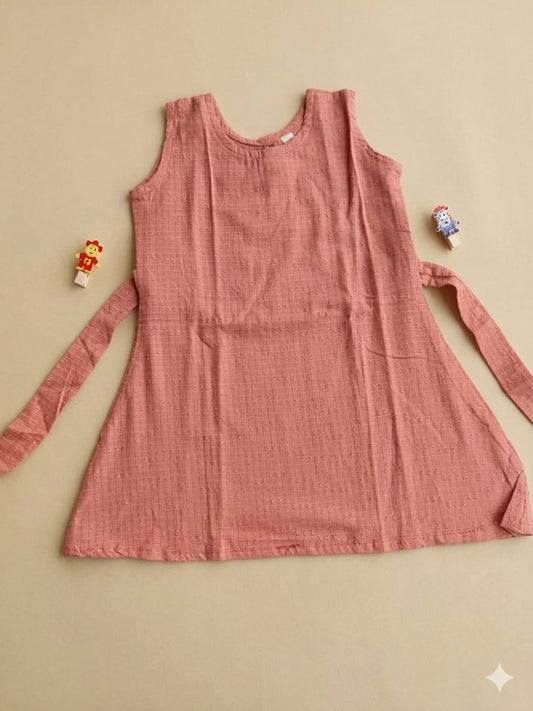 2 to 3 Years Girl baby dress- Cotton / Muslin (Pack of Two)