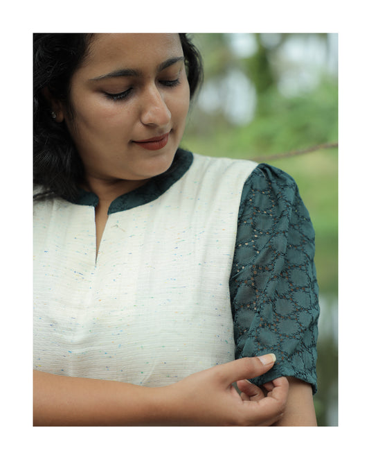 Office wear kurti - Neem - neemai