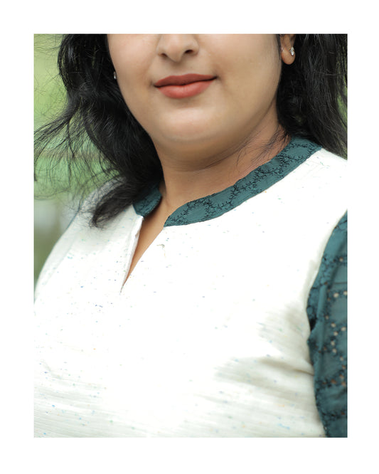 Office wear kurti - Neem - neemai