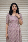 Cotton - Maternity / Feeding - Maxi/Gown - Cotton Lining - Double side Zips - cheetah