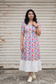 Rainbow - Maternity / Feeding - Maxi/Gown - Cotton Lining - Double side Zips - Multicolor