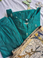 Neemai Green 3 Piece Kurti Pant Set with Dupatta, Maternity and Nursing Friendly function Wear, Comfortable Pregnancy Outfit, Plus Size Women