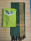 Silk Dupatta - Green - only Dupatta