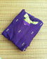 Raw Silk Maternity Feeding Gown| Maxi – Violet | Double Side Zip