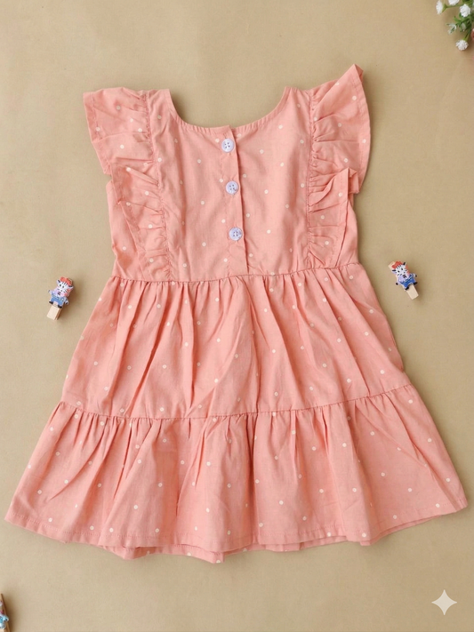 3 Years Girl baby dress- Cotton  (Pack of  Two)