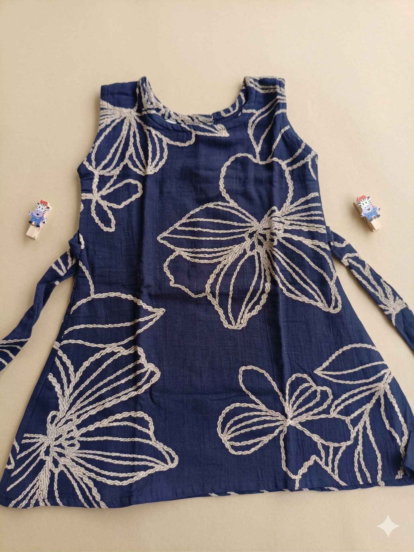 4 to  5 Years Girl baby dress- Cotton  / Muslin  (Pack of Three)