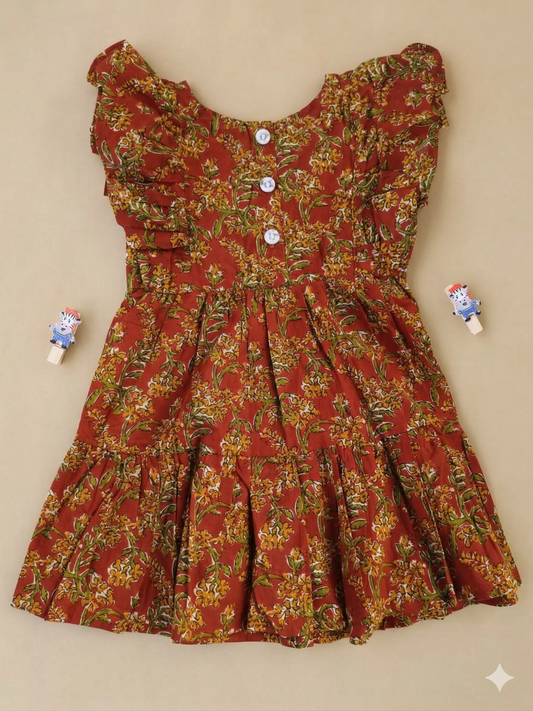 3 Years Girl baby dress- Cotton  (Pack of  Two)