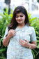 Co-ord set - Mint green feeding friendly maternity and daily kurta with matching pant and comfortable fit