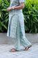 Co-ord set - Mint green maternity and daily wear co ord set with matching pants and side slit kurta