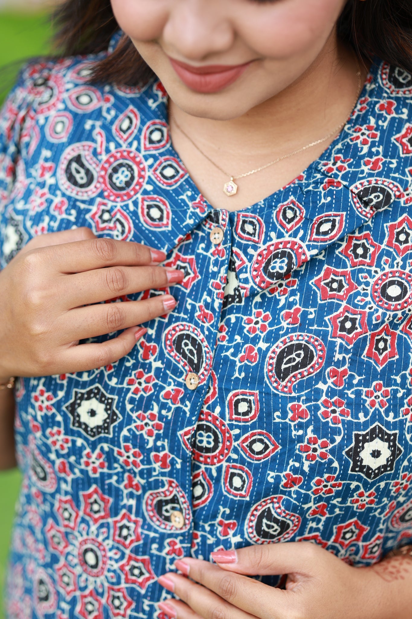 Kurti-  Ethnic Indigo - neemai