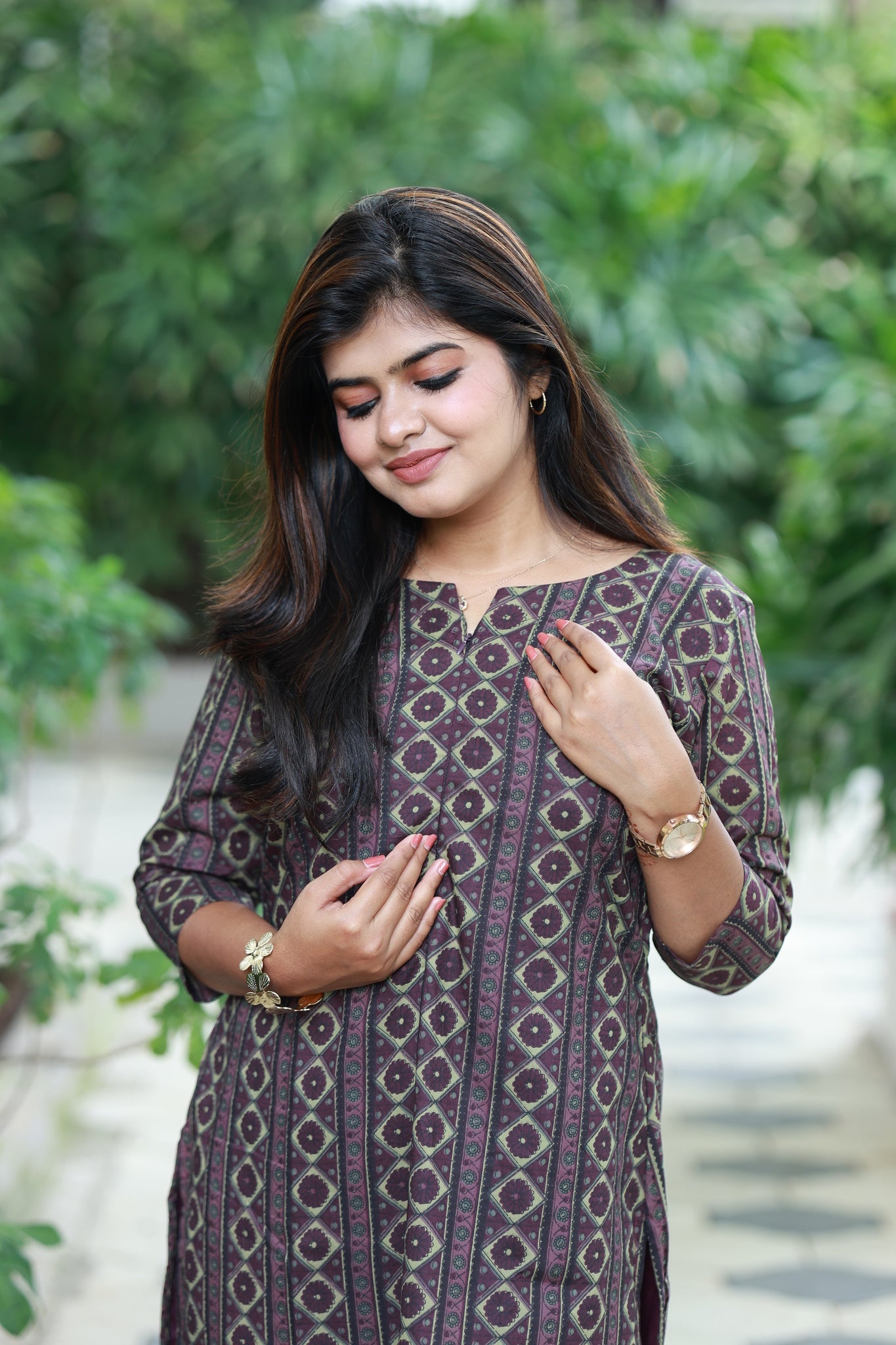 Top/Kurti -   Grape - neemai