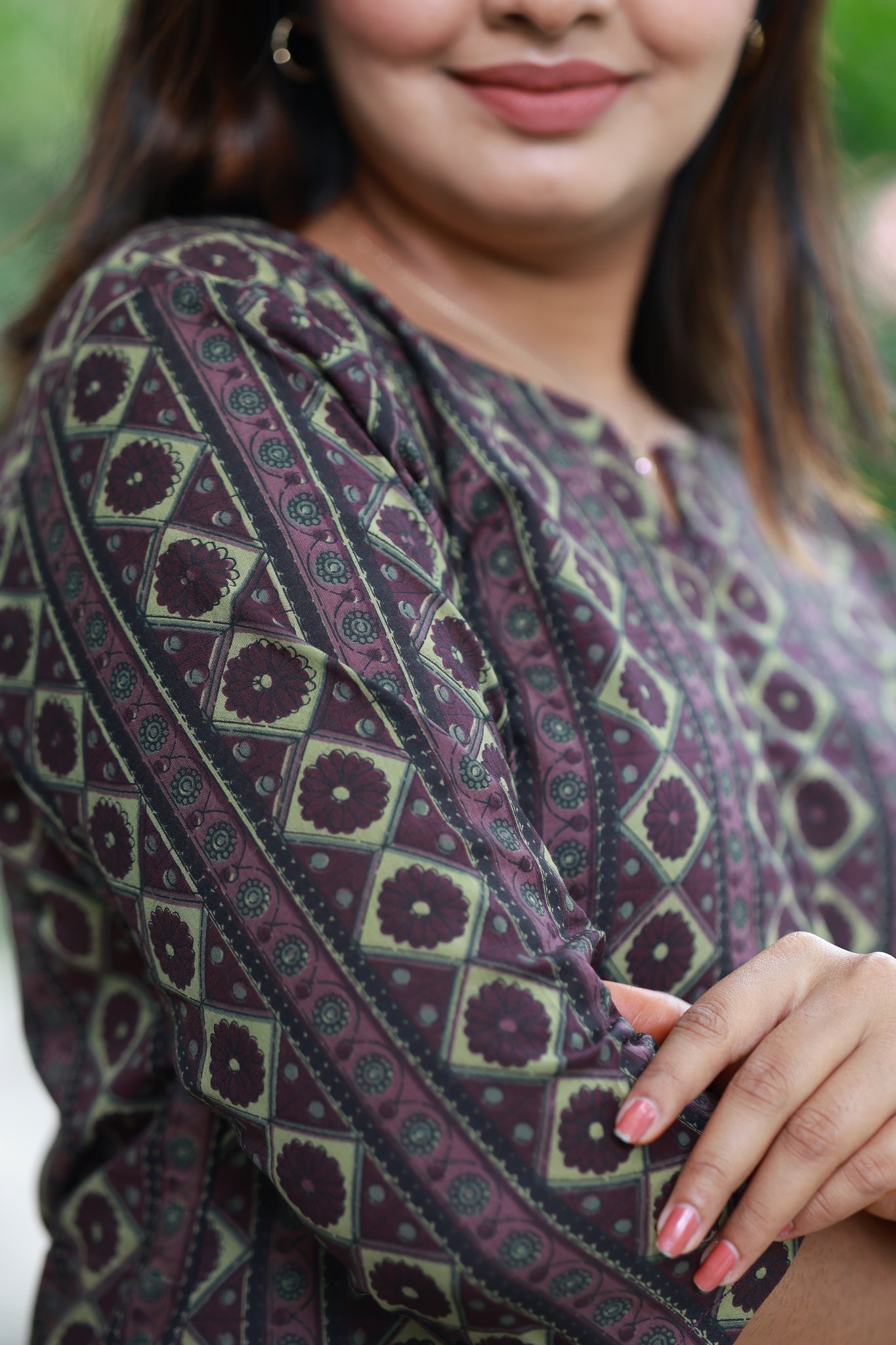 Top/Kurti -   Grape - neemai