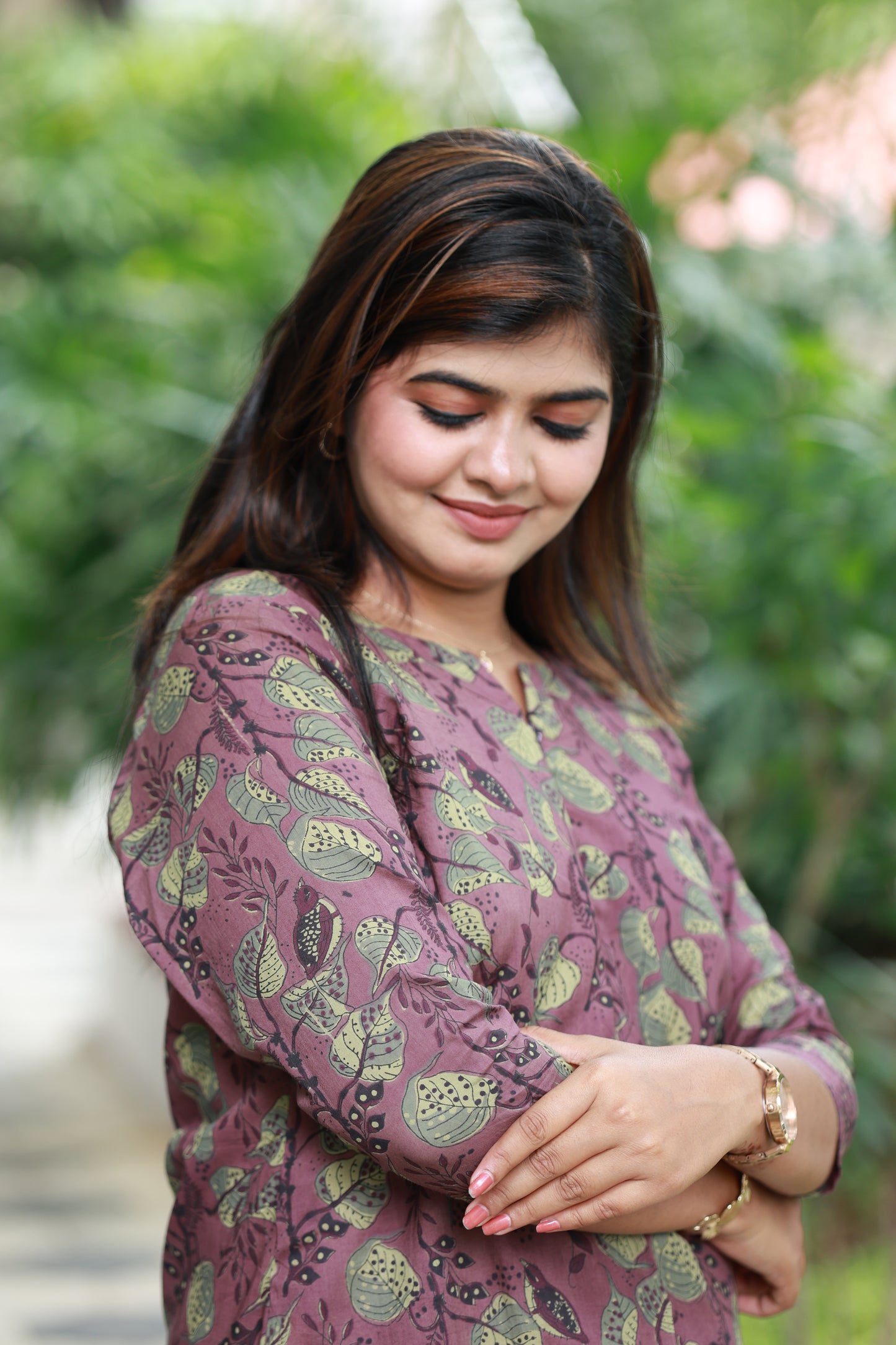 Top/Kurti -   Eggplant