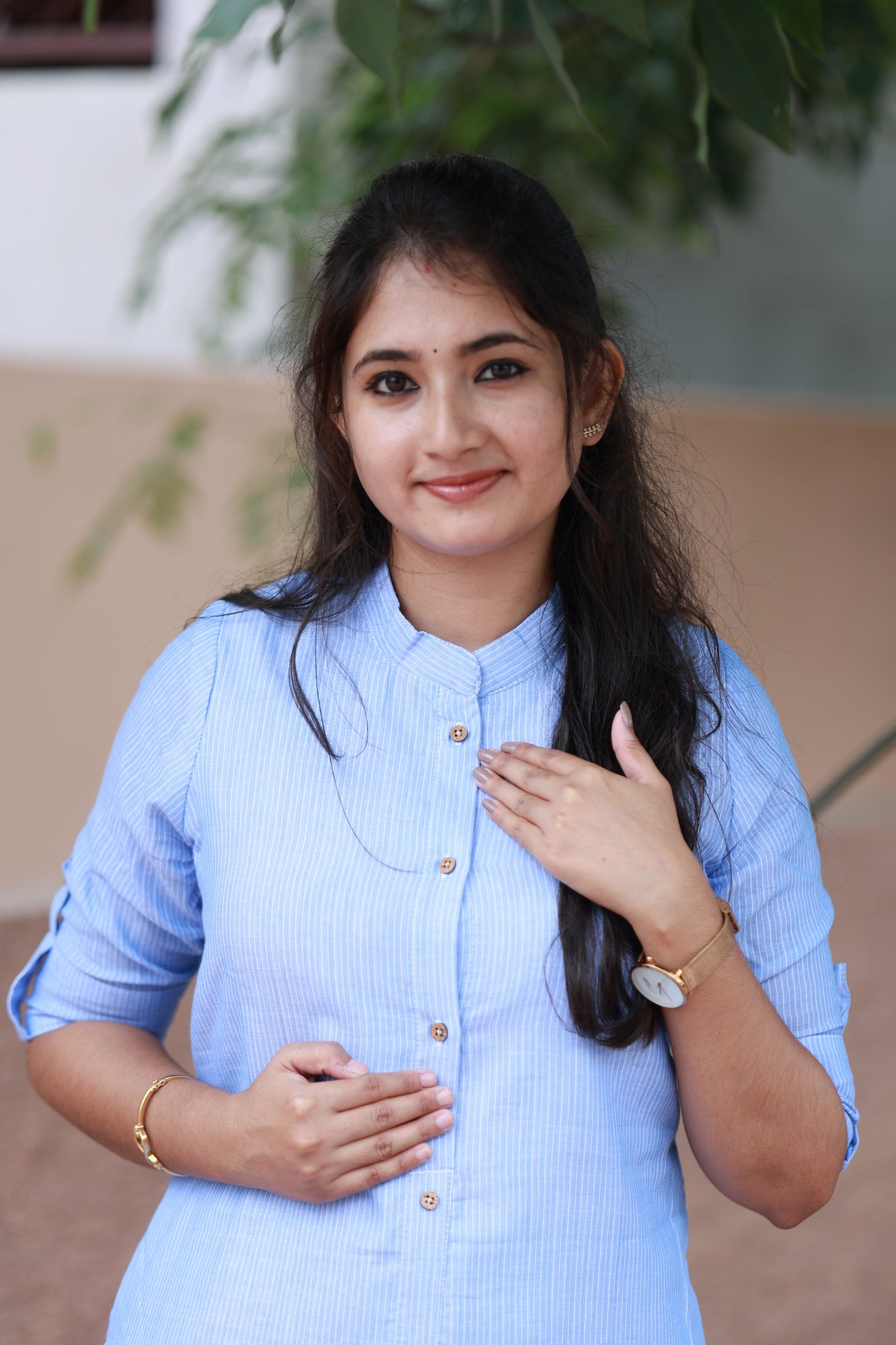 Blue Coordset - Blue and white stripes, Comfort Wear Co-ords, Relaxed Daily Co-ords