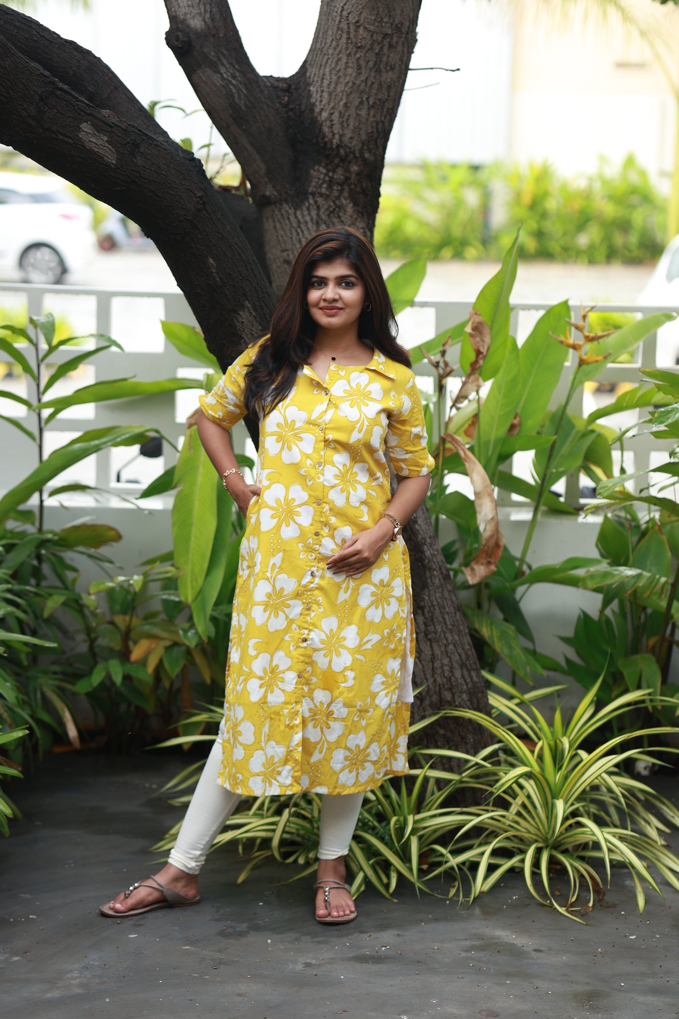 Kurti - Lemon Flora - neemai