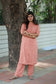 Coordset- Peach, Soft-touch fabric with a relaxed feel, Mom Friendly Wear