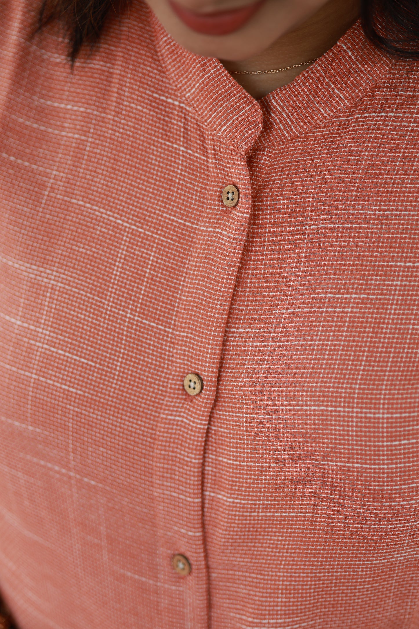 Coordset- Peach, Button Open Feeding top, Easy Feeding Design