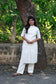 Coordset-   White color with stripes, Perfect for casual, work, and semi-formal occasions