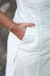 Coordset-  White color with stripes, Co-ord set top with functional side pockets