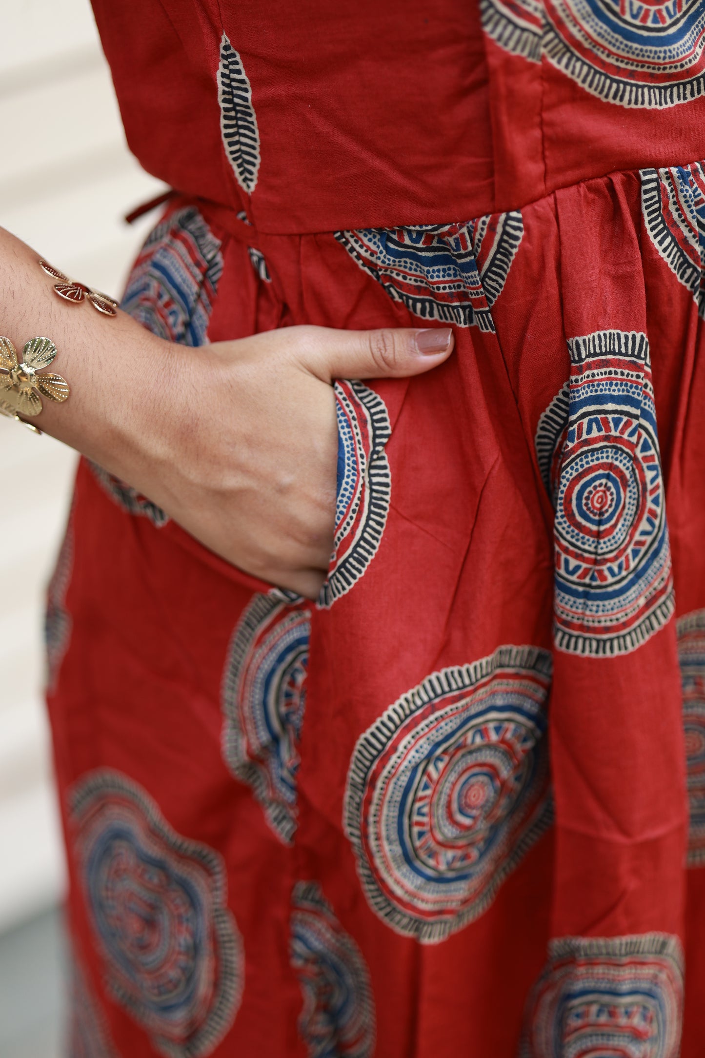 Cotton Maternity Midi/Gown - Chakra Kala