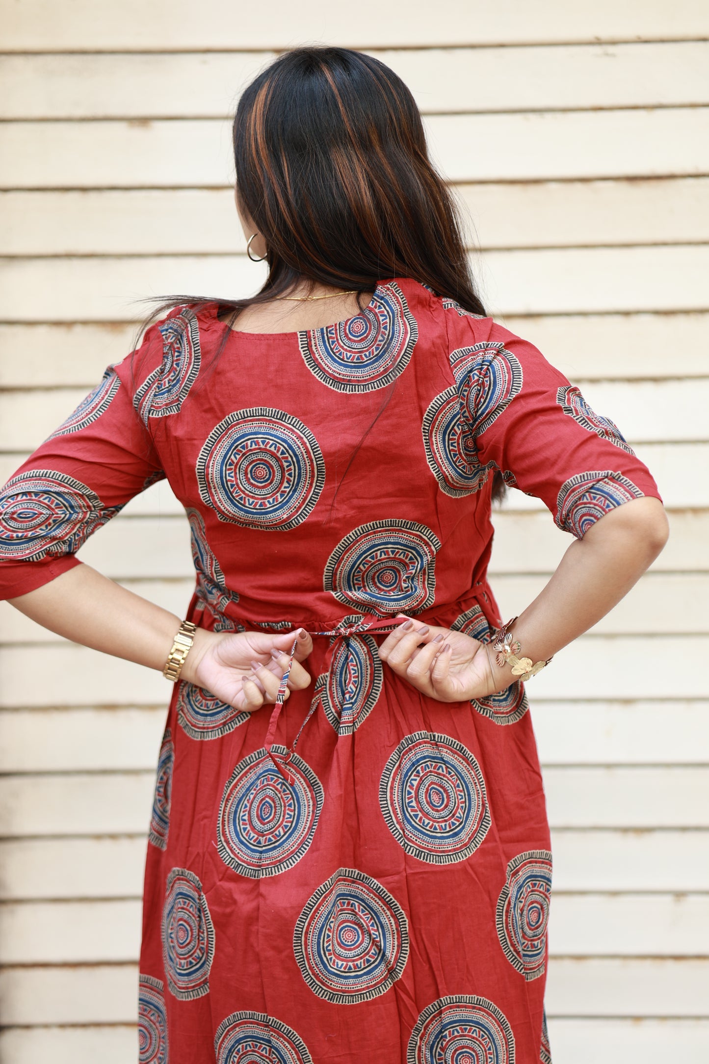 Cotton Maternity Midi/Gown - Chakra Kala