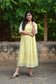 Maternity / Feeding -  Maxi/Gown/Midi - Lime Garden