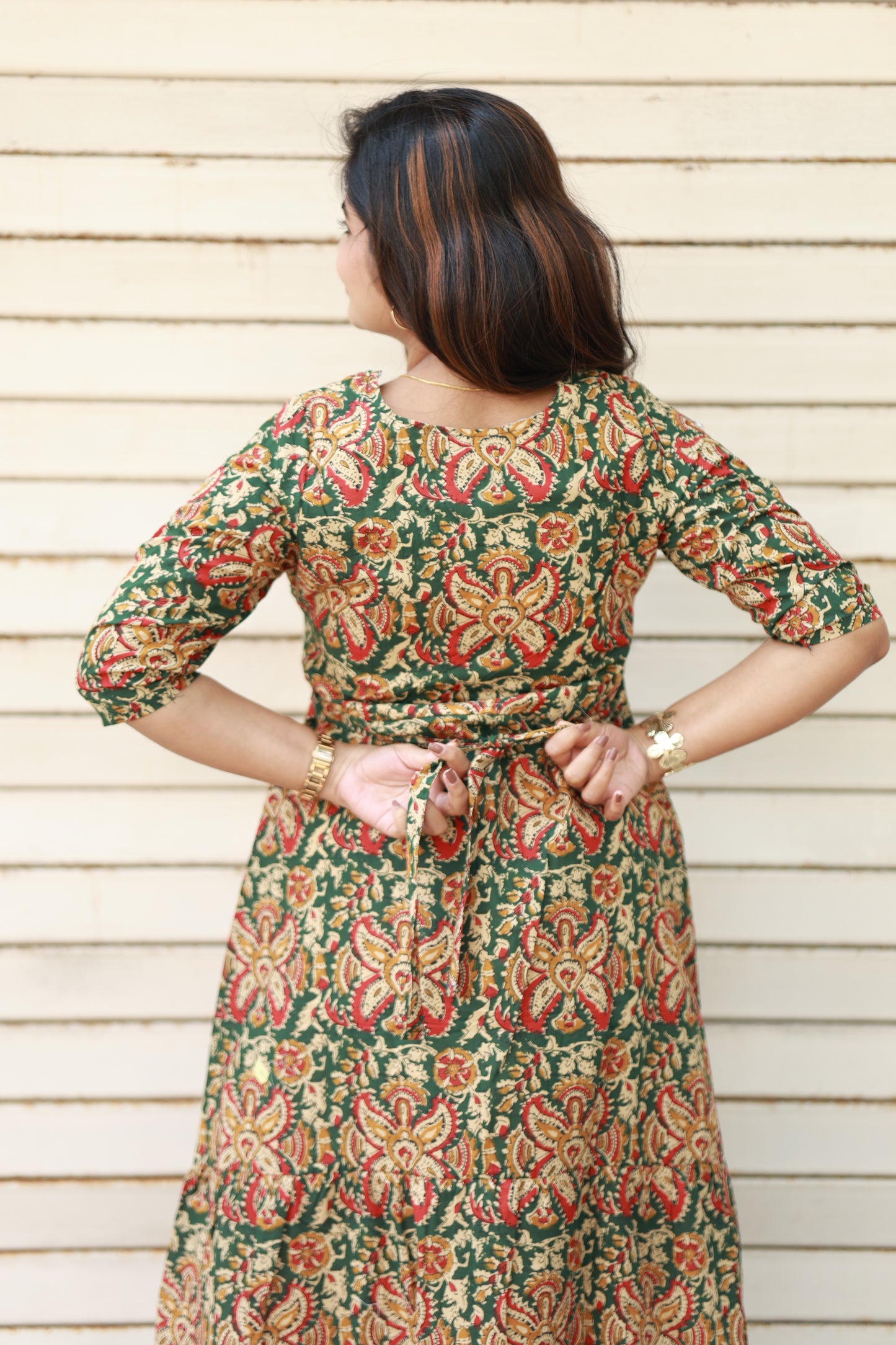 Maternity / Feeding - Maxi/Gown/Midi - Adjustable back tie maternity dress, Best cotton summer dress