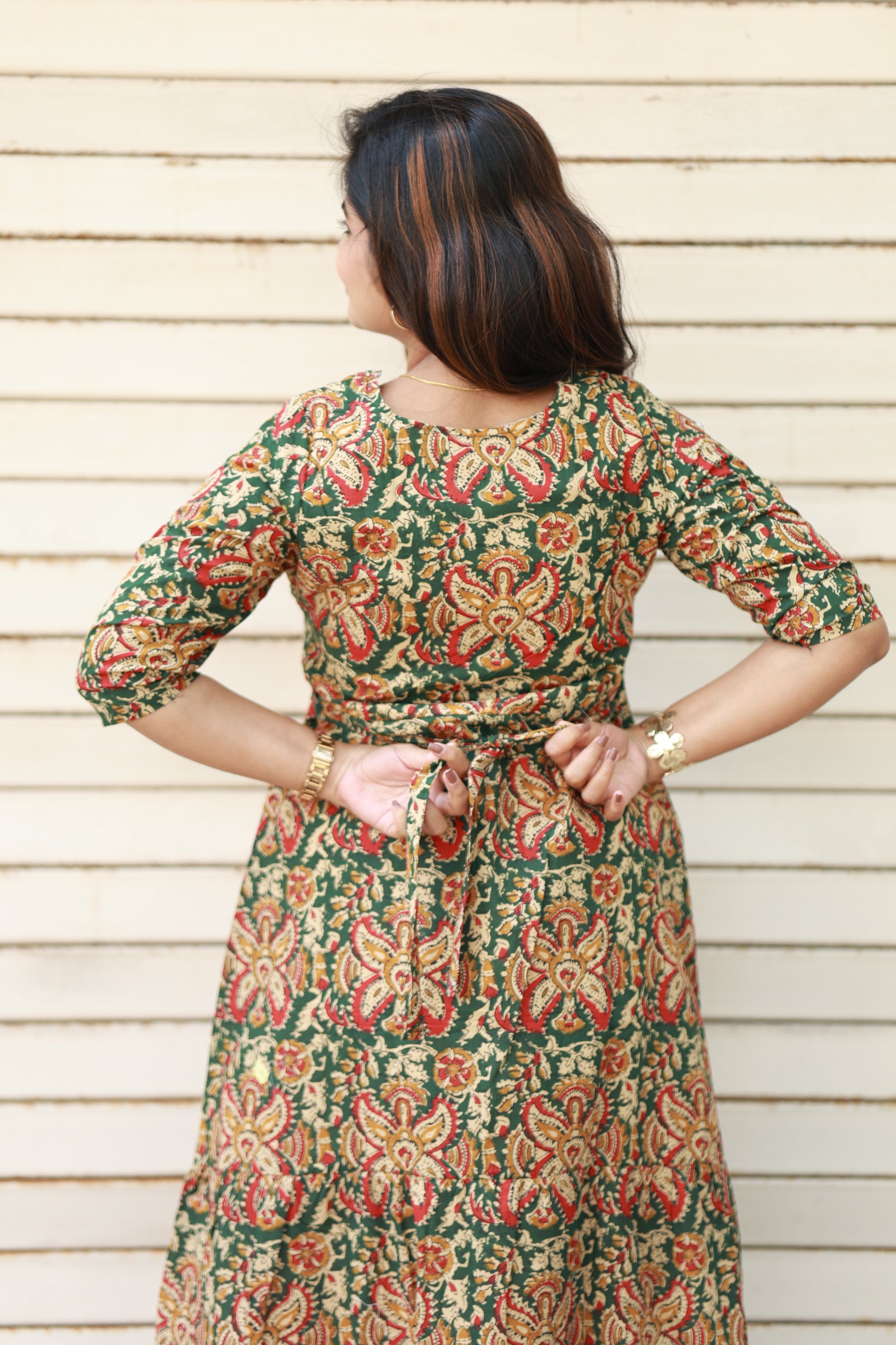 Maternity / Feeding - Maxi/Gown/Midi - Adjustable back tie maternity dress, Best cotton summer dress