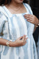 2  Layer (2 TIER)  Maternity / Feeding -Maxi/Gown / Midi -  Silver Grey