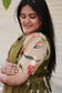 Raw silk - Double side zip  Maternity Maxi/Gown - Festival Collection - Olive Gold