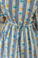 Premium Muslin- Feeding/ Maternity Maxi/Gown - Cotton lining /Double side zip - Adjustable waist fit with back tie feature, Smart utility feature with elegant finish.