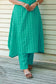 Coordset- Feeding/ Maternity 2 pc set [Top with center zip and free size bottom] -Green Apple