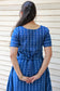 Coordset- Feeding / Maternity 2 pc set [Top with center zip and free size bottom] - Ink Blue