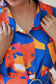 Shirt Dress - Maternity / Feeding - Scan friendly - All buttons openable with belt - Rainbow Dress