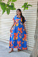 Shirt Dress - Maternity / Feeding - Scan friendly - All buttons openable with belt - Rainbow Dress