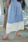 Blue Moon- Muslin/  Maternity / Feeding Maxi/Gown -  cotton lining- Double side zip -last pc in 4xl
